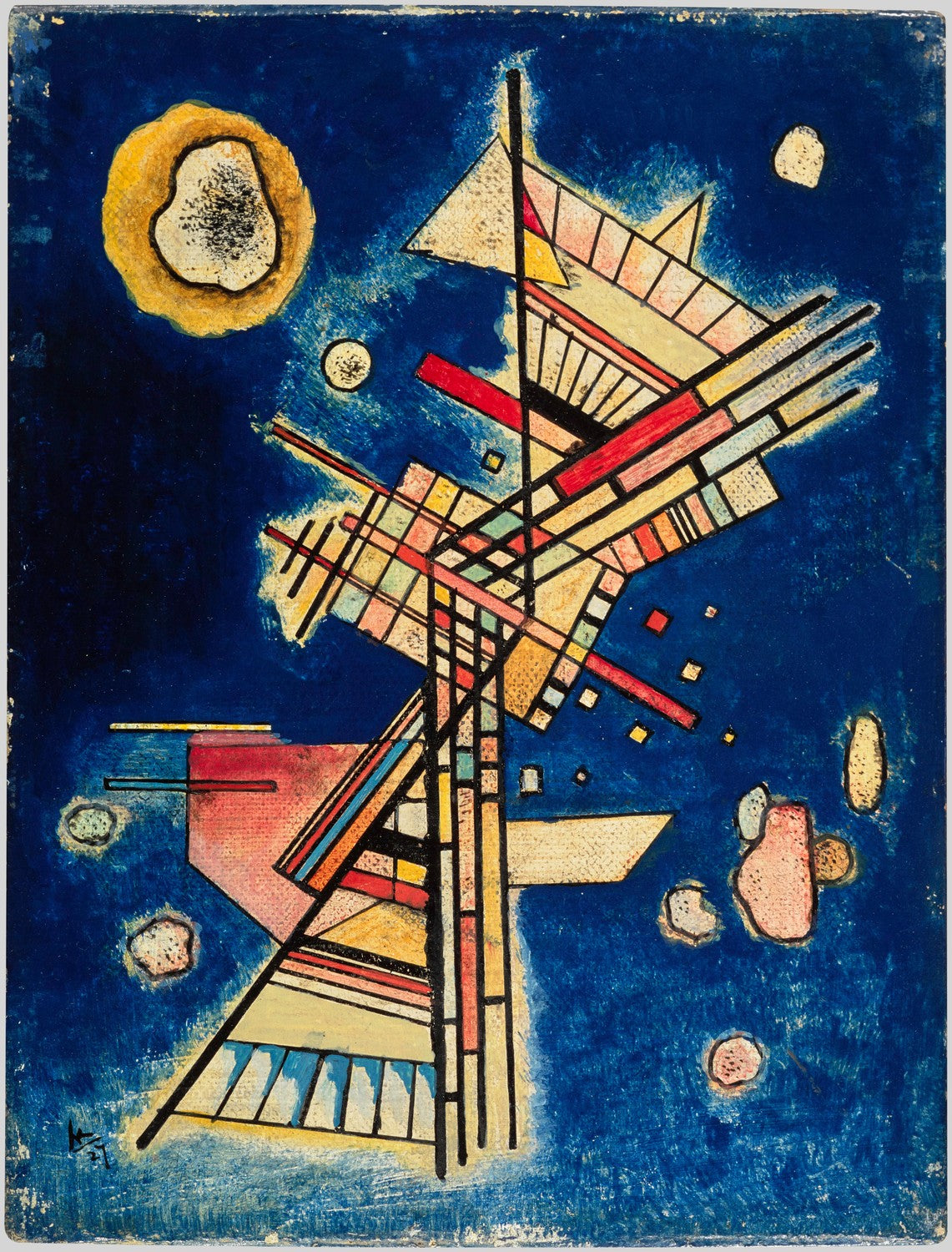 Dunkle Kühle (Dark Freshness) by Wassily Kandinsky