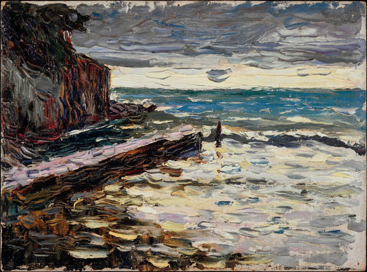 Rapallo, stürmische See (Rapallo, Stormy Sea) by Wassily Kandinsky