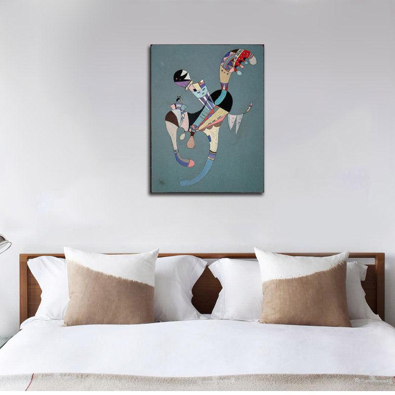 A Floating Figure by Wassily Kandinsky - Odsan Art Print