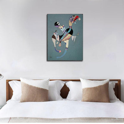 A Floating Figure by Wassily Kandinsky - Odsan Art Print