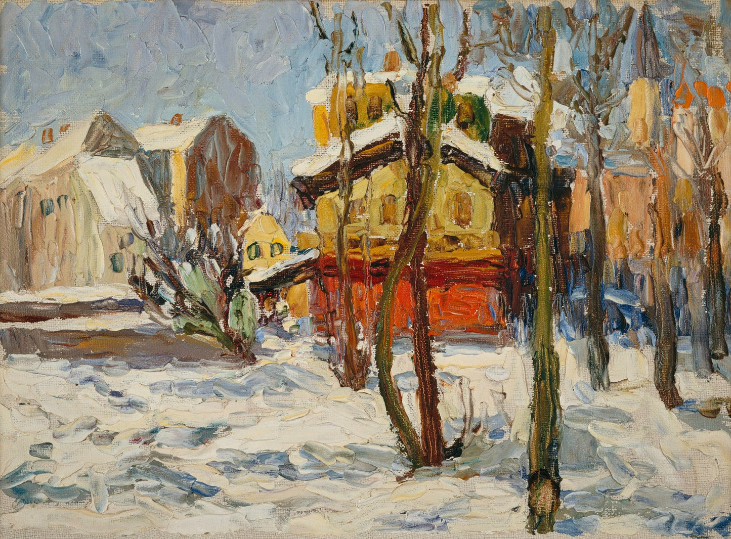 Winter in Schwabing by Wassily Kandinsky