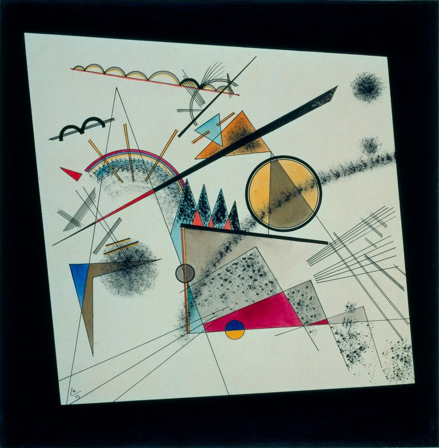 Study for Im Schwarzen Viereck by Wassily Kandinsky