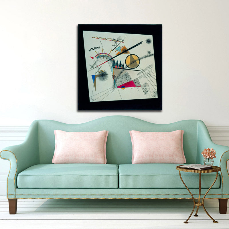 Study for Im Schwarzen Viereck - by Wassily Kandinsky