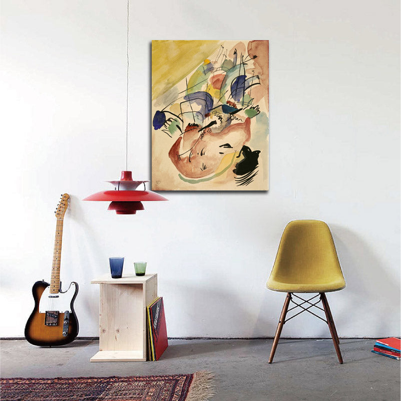 Study for Improvisation 31 (Seeschlacht) - by Wassily Kandinsky