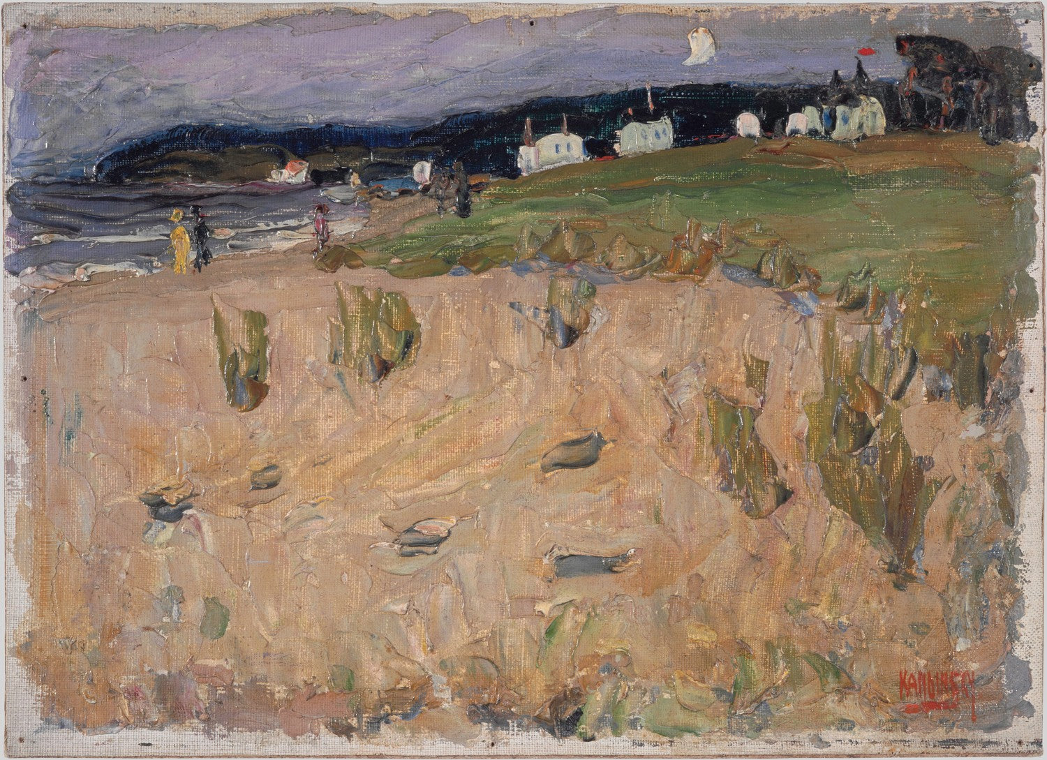 Binz auf Rügen (Dämmerung) (Binz auf Rügen (Dusk)) by Wassily Kandinsky