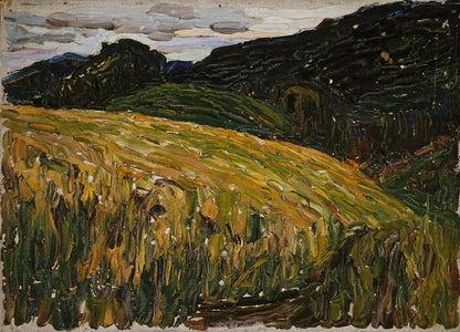 Kochel, Gebirgswiese (Kochel, Mountain prairie) by Wassily Kandinsky