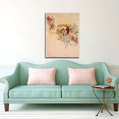 Szene des Jüngsten Gericht (Scene from the Last Judgement) - by Wassily Kandinsky