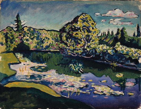 Akhtyrka. Park Pond by Wassily Kandinsky