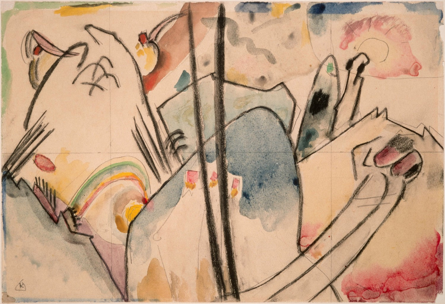 Study for Komposition IV by Wassily Kandinsky