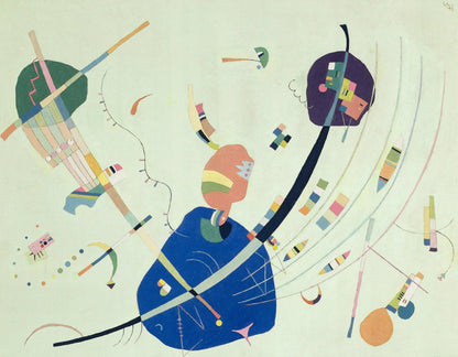 To the Blue by Wassily Kandinsky