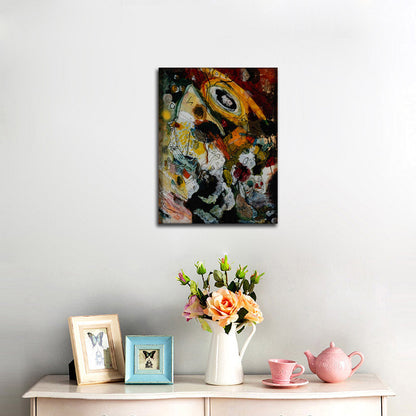 Mit Kneifer (With Nose Clip) - by Wassily Kandinsky