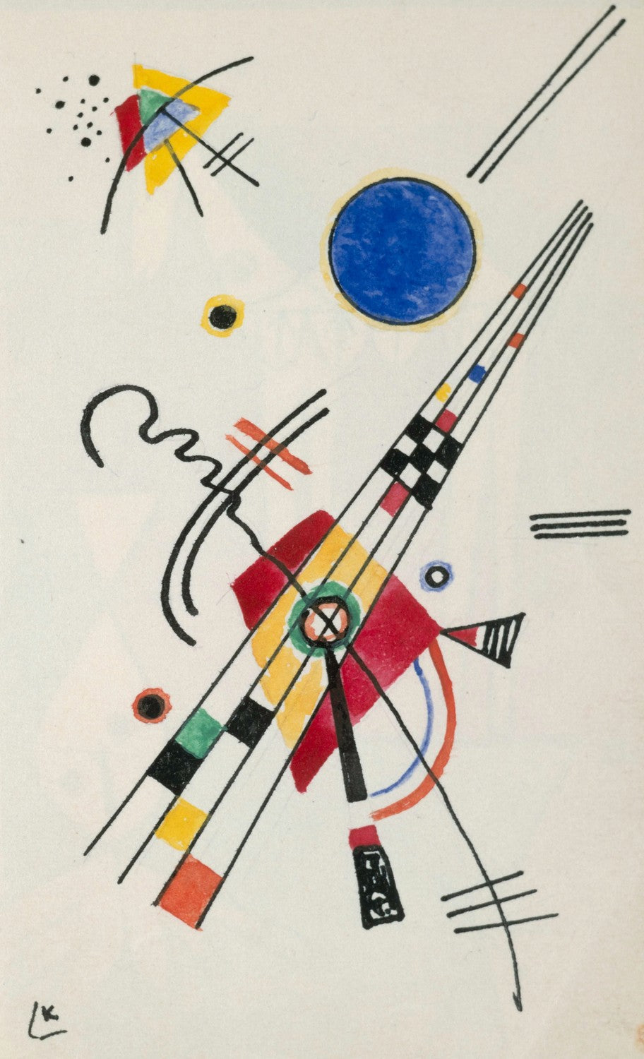 Nina Kandinsky's Guestbook by Wassily Kandinsky