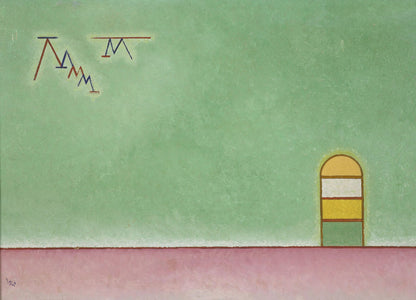 Grünleer (Empty Green) by Wassily Kandinsky