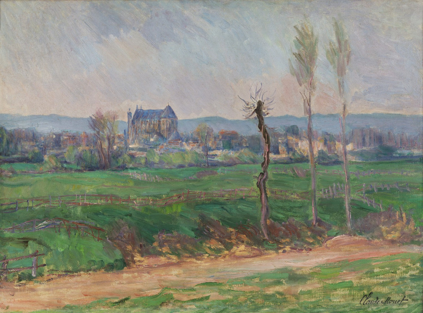 View of Vernon by Claude Monet