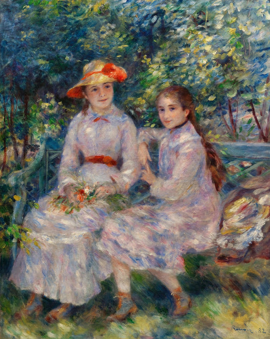 The Daughters of Durand-Ruel by Pierre-Auguste Renoir