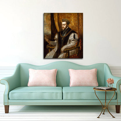 King Philip II of Spain - by Titian