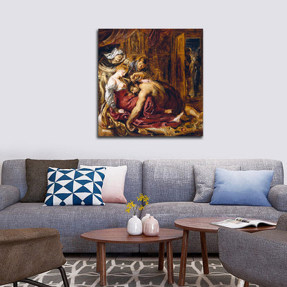 Samson and Delilah - by Peter Paul Rubens