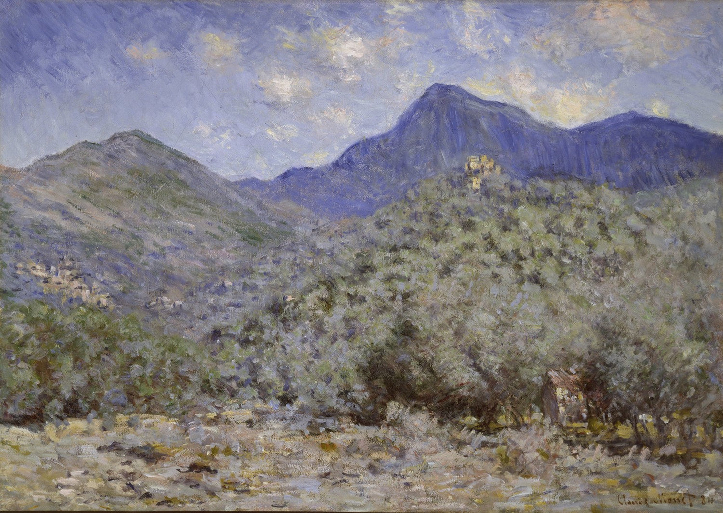 Valle Buona, Near Bordighera by Claude Monet