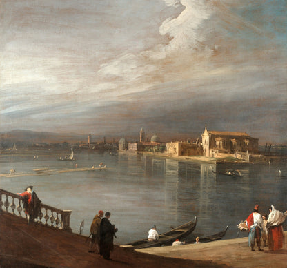 San Cristoforo, San Michele, and Murano from the Fondamenta Nuove, Venice by Canaletto