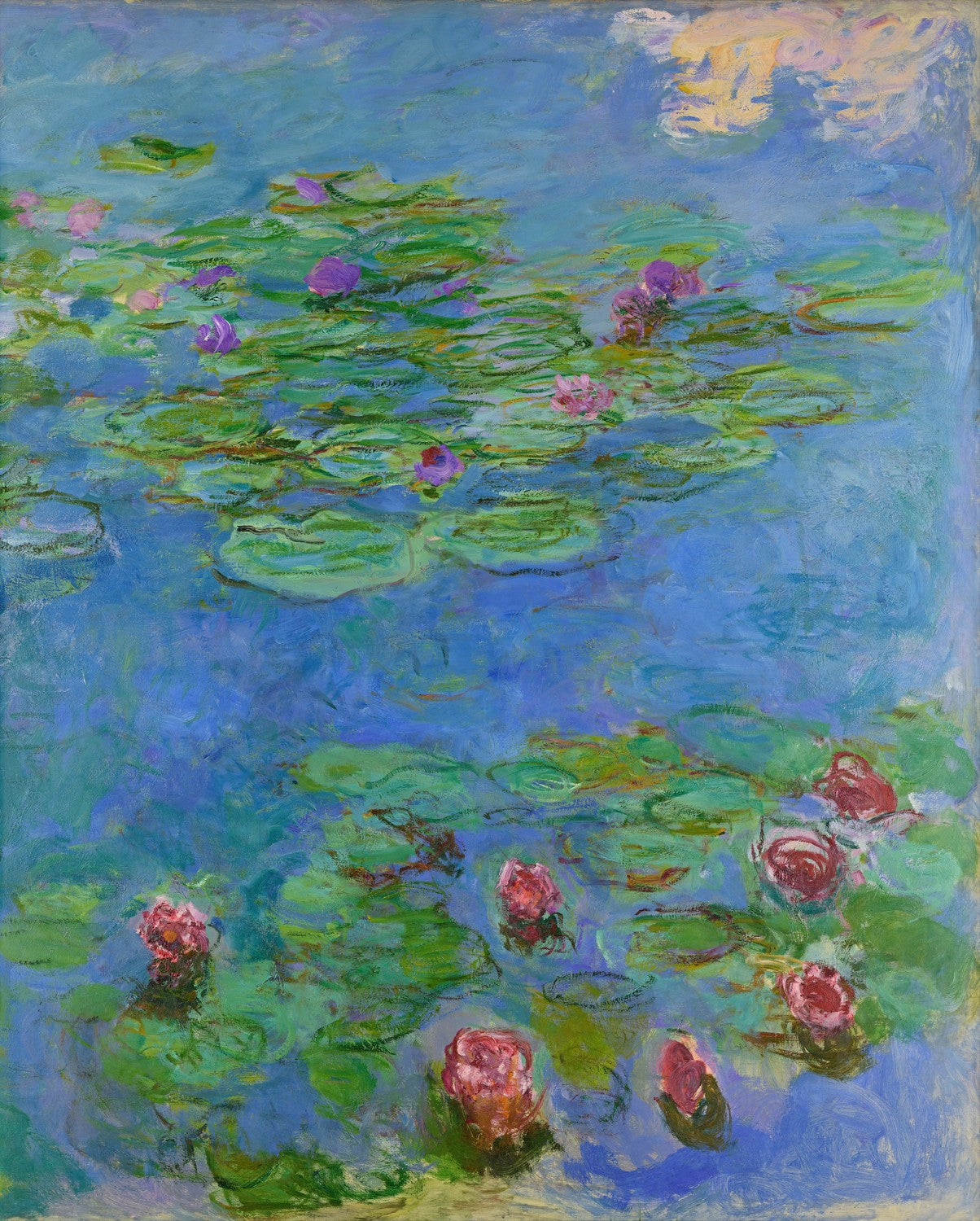 Water Lilies (detail) by Claude Monet