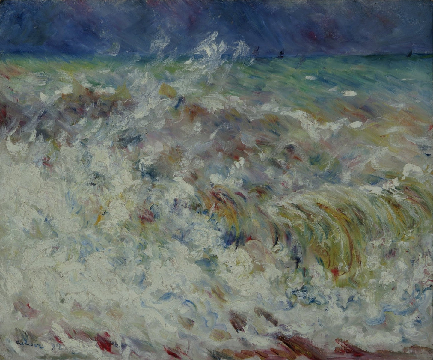 The Wave by Pierre-Auguste Renoir