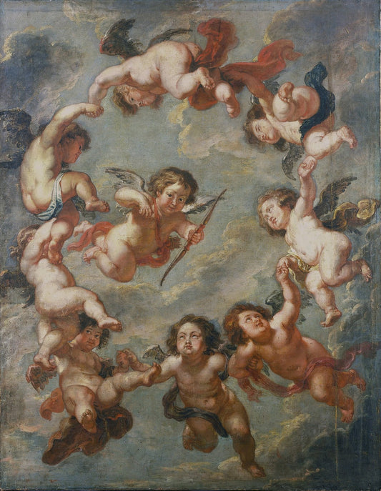 Putti: a ceiling decoration by Peter Paul Rubens