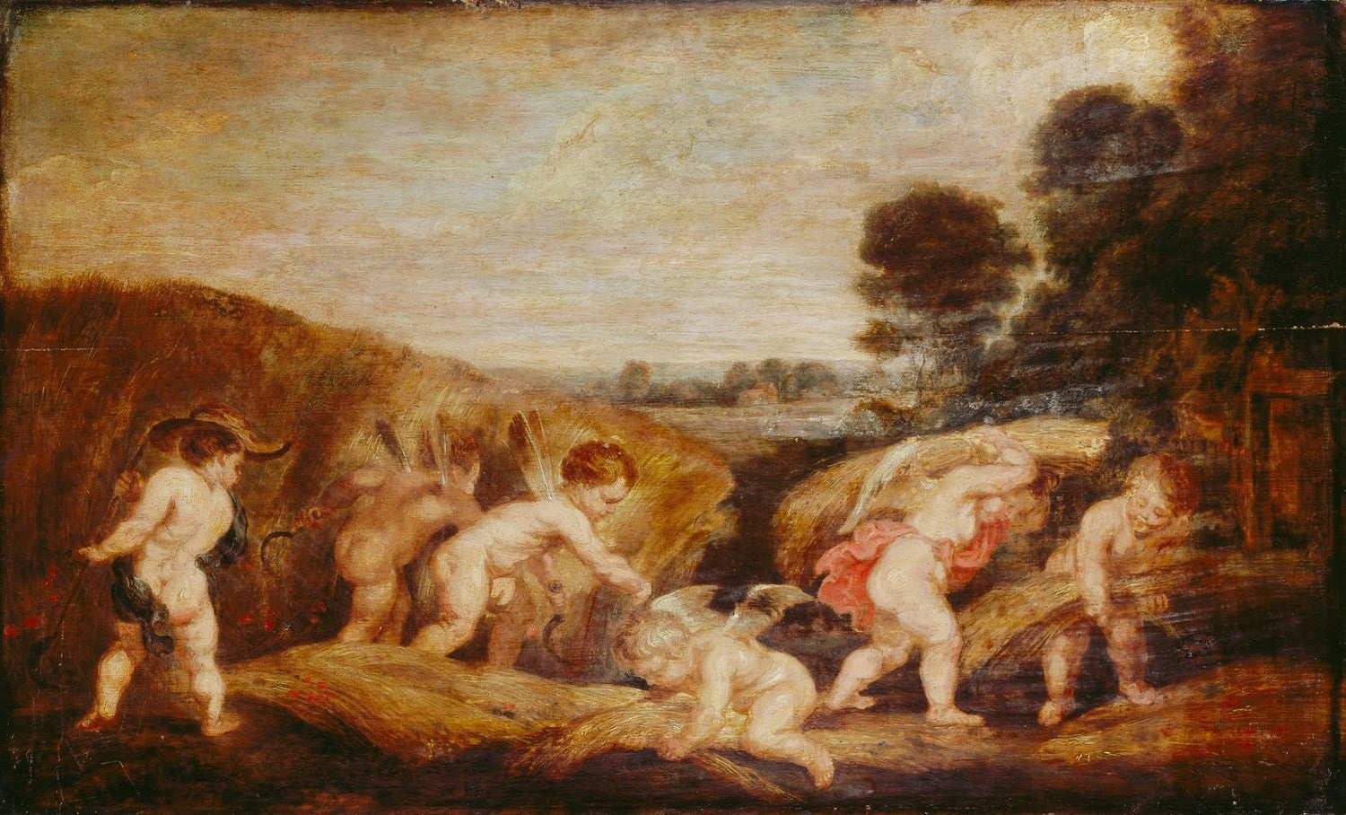 Cupids Harvesting by Peter Paul Rubens