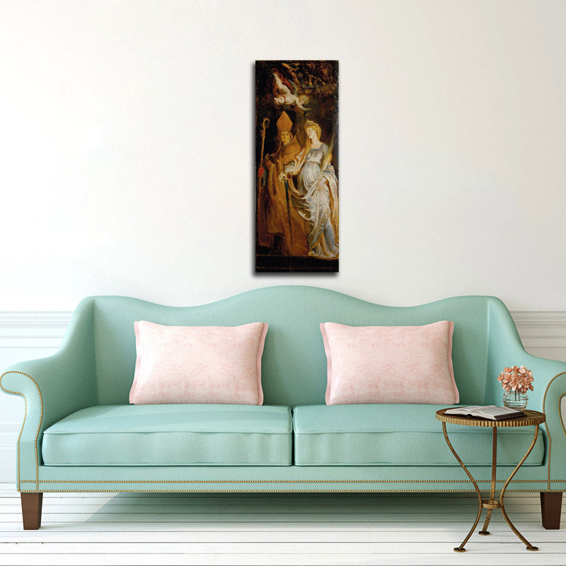 Saints Amandus and Walburga; Saints Catherine of Alexandria and Eligius - by Peter Paul Rubens