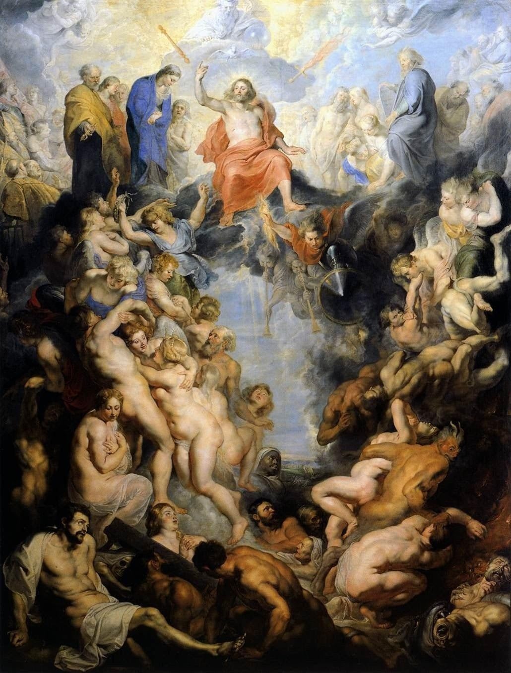 Altarpiece of The Last Judgement by Peter Paul Rubens