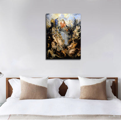 Altarpiece of The Last Judgement - by Peter Paul Rubens