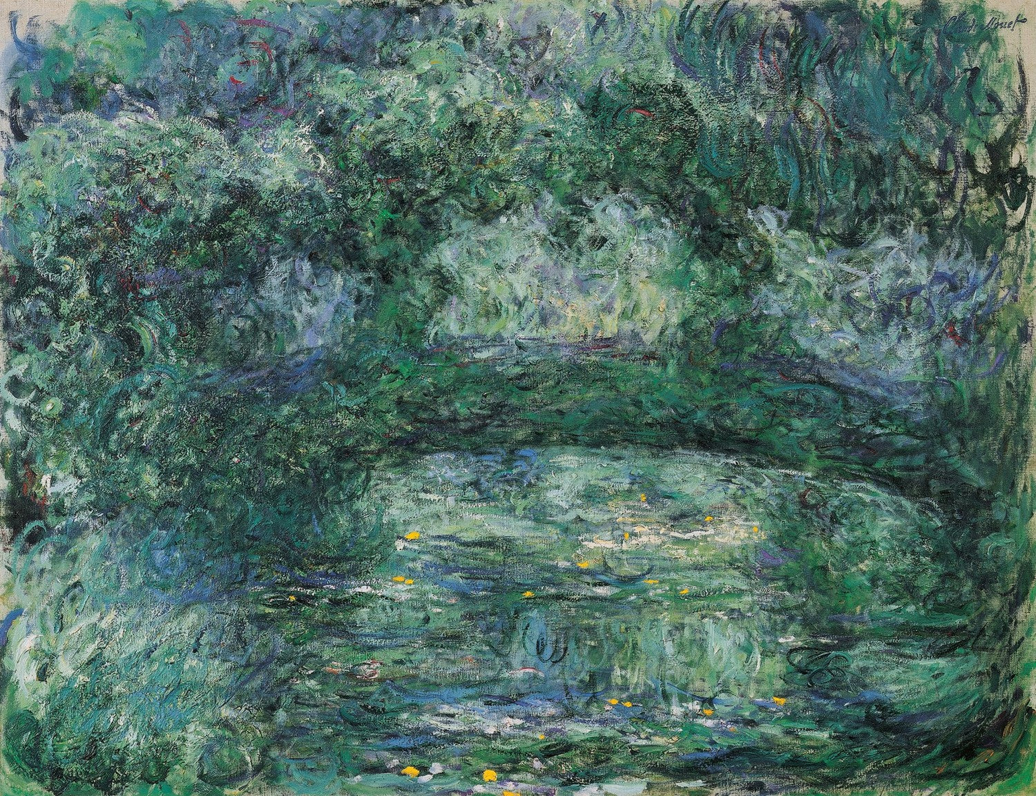 The Japanese Bridge by Claude Monet