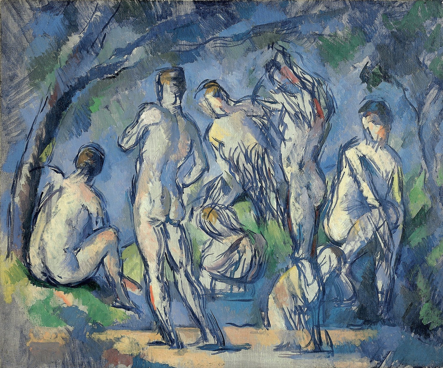 Seven Bathers by Paul C¨¦zanne