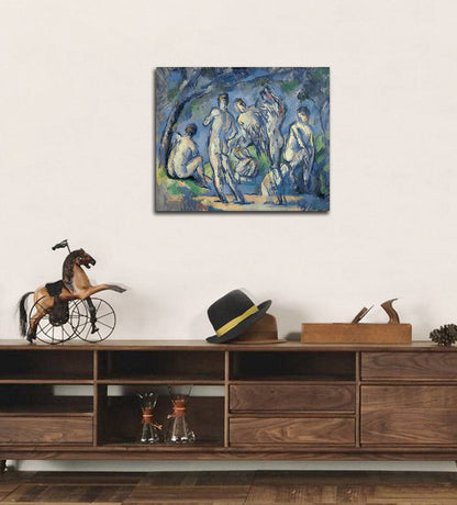 Seven Bathers - by Paul C¨¦zanne