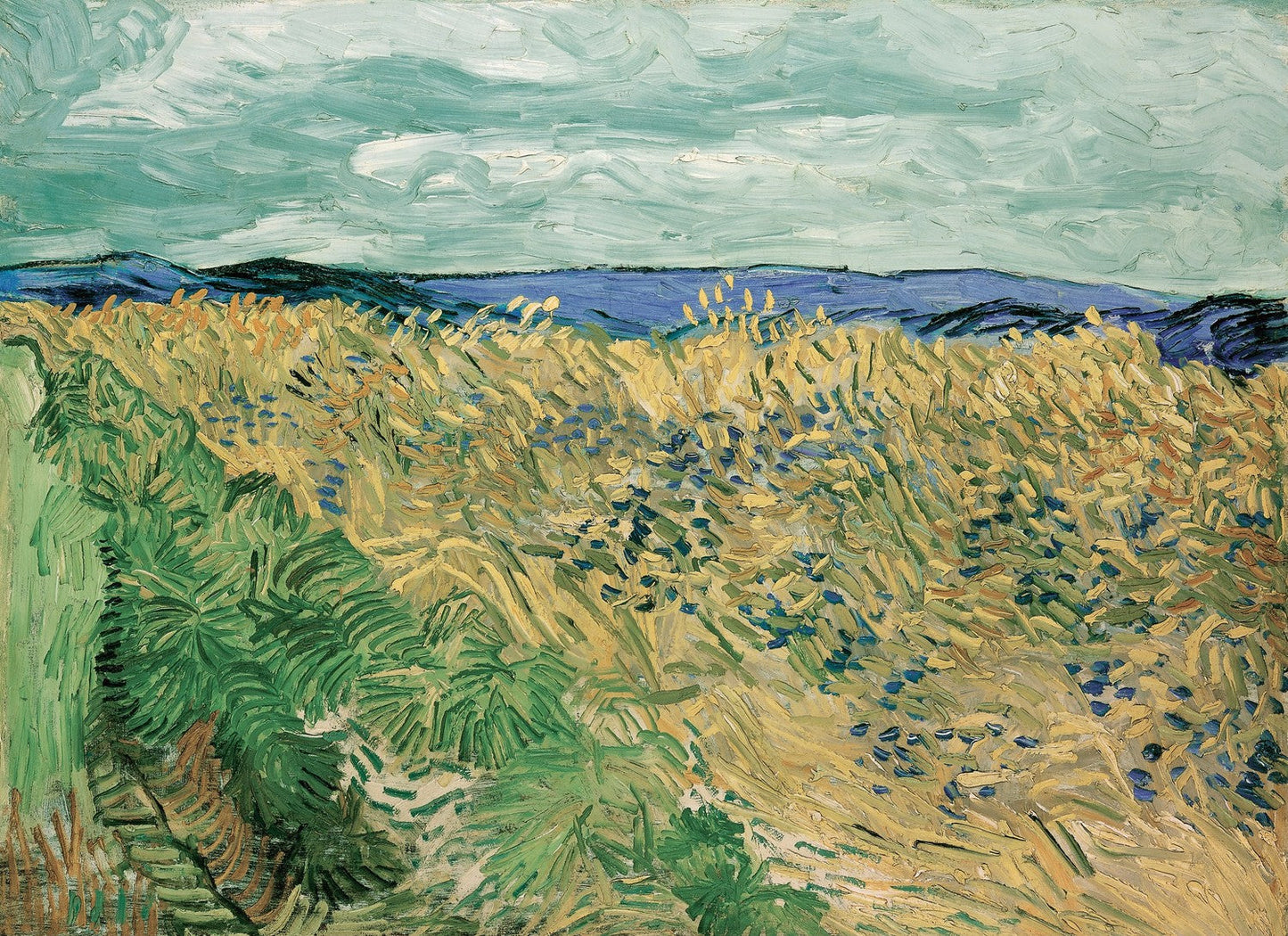 Wheatfield With Cornflowers by Vincent van Gogh