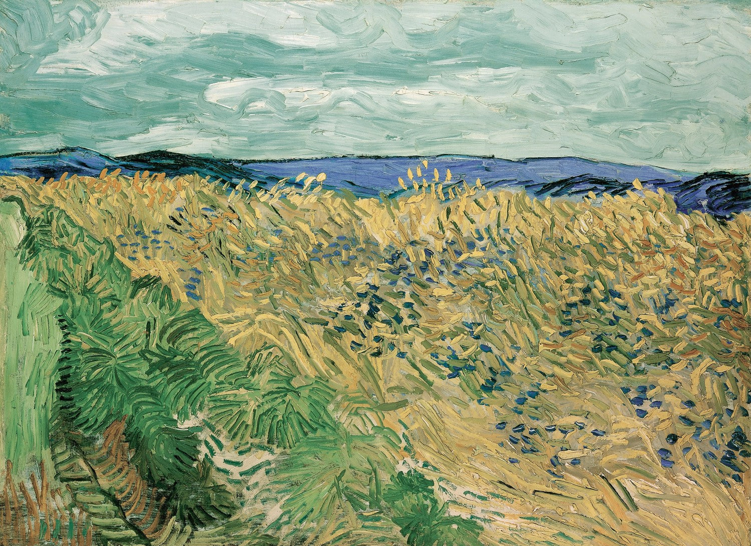 Wheatfield With Cornflowers by Vincent van Gogh