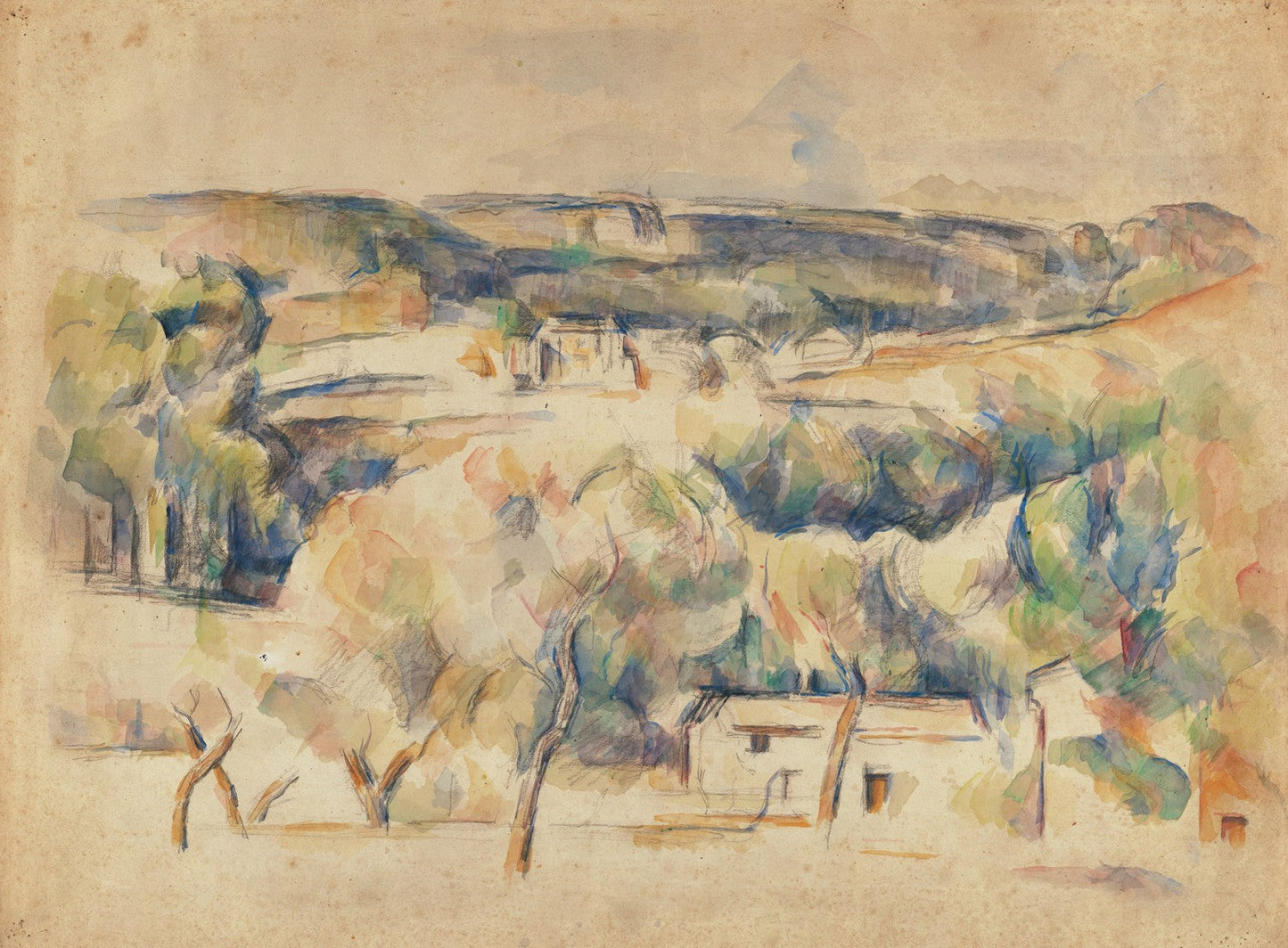 Paysage provençal by Paul Cézanne