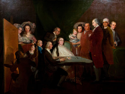 La famiglia dell'infante don Luis by Francisco Goya y Lucientes