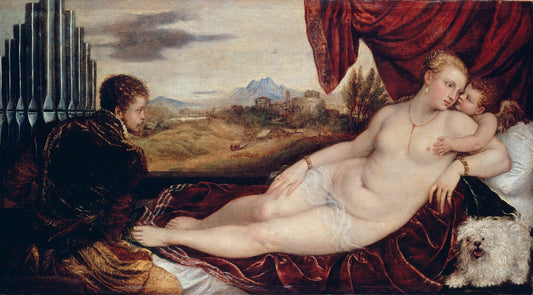 Venus with the Organ Player by Titian