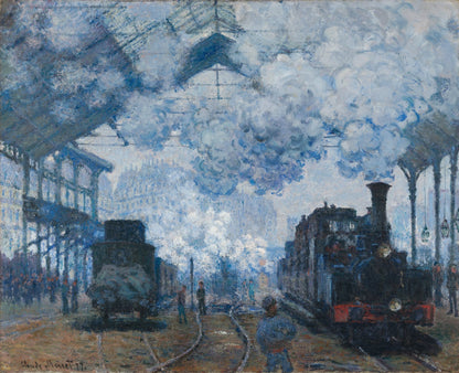 The Gare Saint-Lazare: Arrival of a Train by Claude Monet