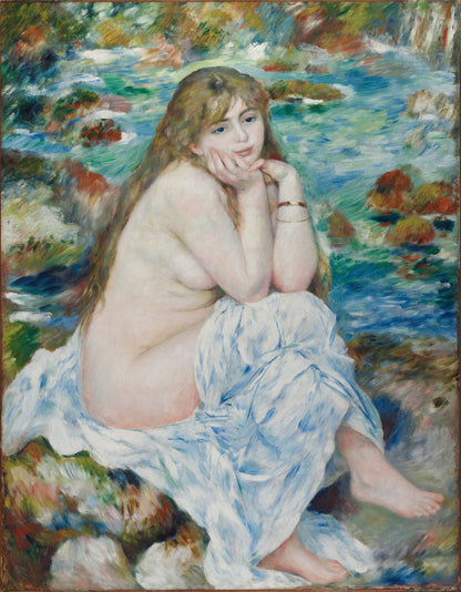 Seated Bather by Pierre-Auguste Renoir