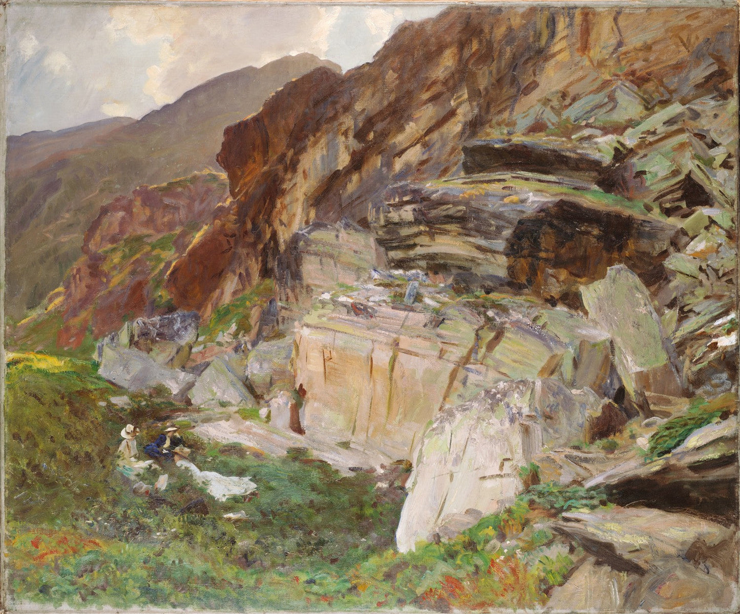 In the Simplon Valley by John Singer Sargent