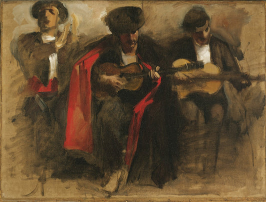 Study for Seated Musicians for "El Jaleo" by John Singer Sargent