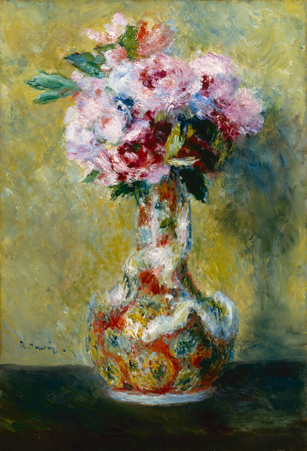 Bouquet in a Vase by Pierre-Auguste Renoir