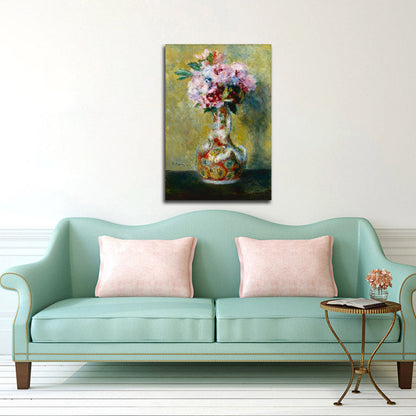 Bouquet in a Vase - by Pierre-Auguste Renoir