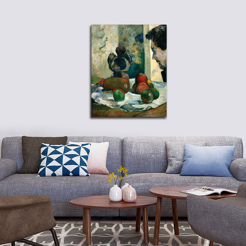 Still Life with Profile of Laval - by Paul Gauguin