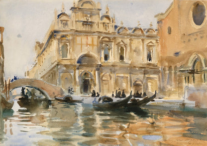 Rio dei Mendicanti, Venice by John Singer Sargent