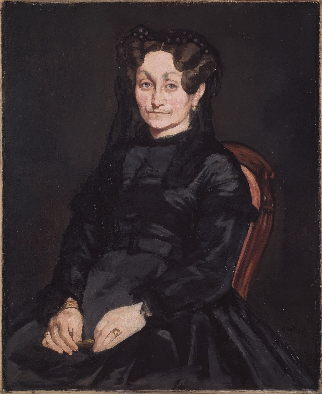 Portrait of Madame Auguste Manet by Édouard Manet