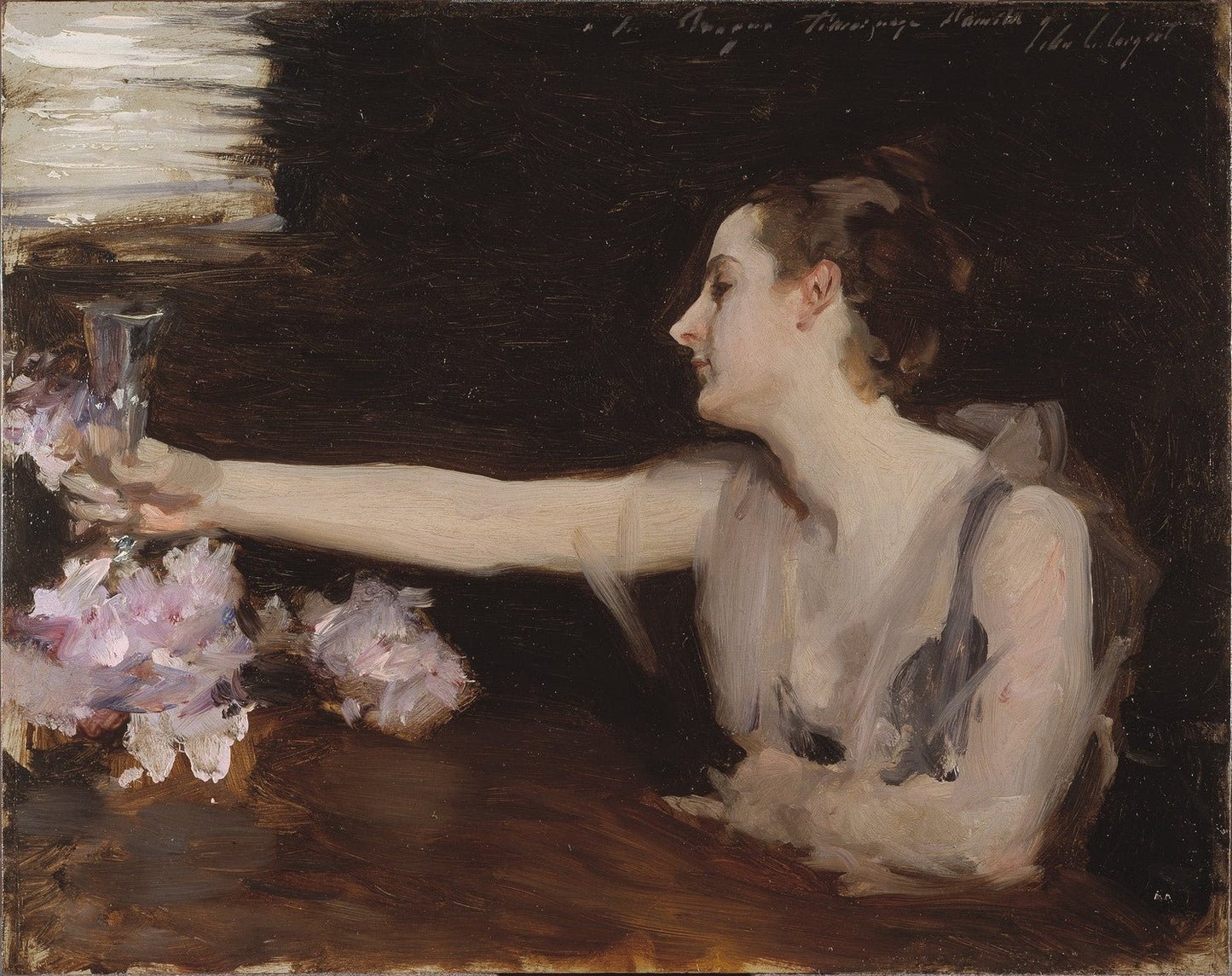 Madame Gautreau Drinking a Toast by John Singer Sargent