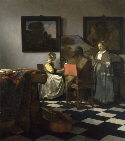 The Concert by Johannes Vermeer