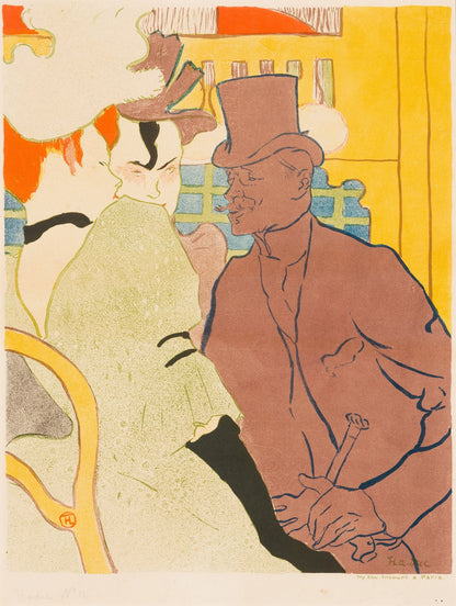 L’Anglais au Moulin Rouge by Henri de Toulouse-Lautrec